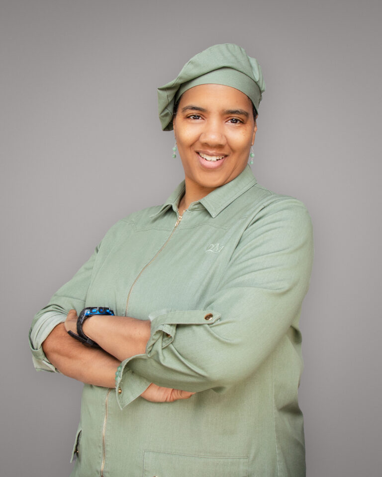 Portrait of Sonya Muhammad.